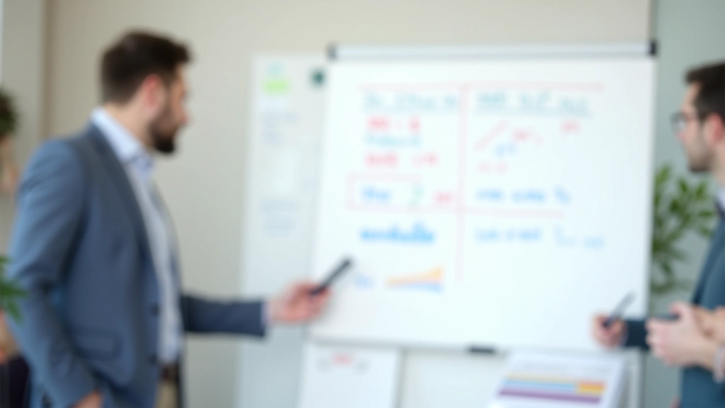 Tableau blanc avec annotations montrant les flux de capitaux et les tendances d'investissement immobilier en Europe